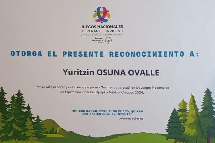 Participación en Special Olympics 2024.