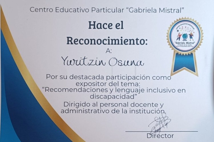 Taller de lenguaje inclusivo y discapacidad.