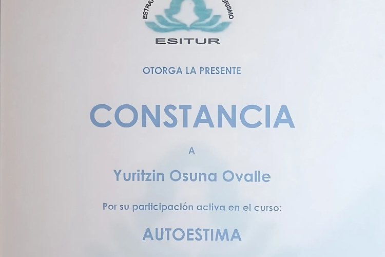 Curso especializado en autoestima y desarrollo personal.